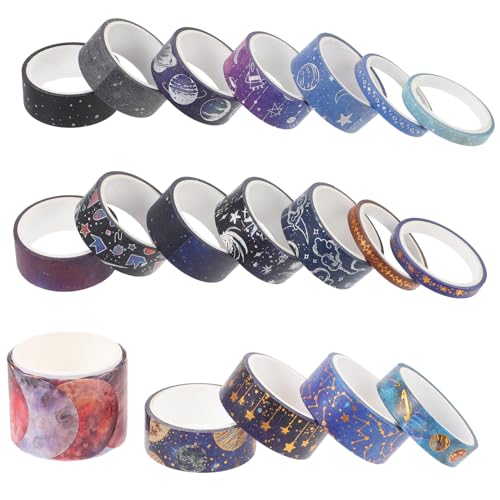 OSALADI 1 Satz Tape Set Handwerk Vintage Washi Tape Scrapbooking Washi Tape Selbstklebende Diy-klebebänder Washi-tape Für Scrapbooking Hochwertiges Japanisches Papier 19rollen OSALADI 1 Satz Tape Set Handwerk Vintage Washi Tape Scrapbooking Washi Tape Selbstklebende Diy-klebebänder Washi-tape Für Scrapbooking Hochwertiges Japanisches Papier 19rollen von OSALADI