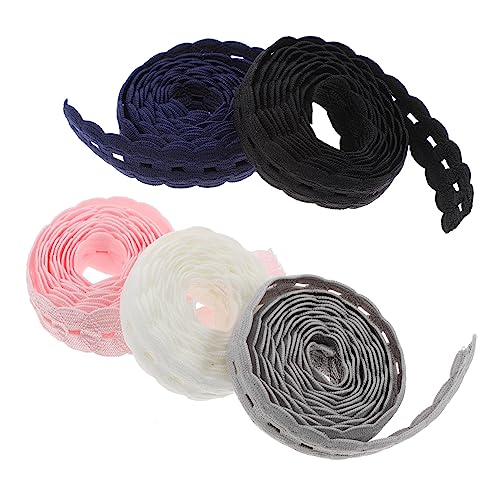 OSALADI 1 Satz Teiliges Diy Haarband Elastischer Spitze Für Kreative Stoffverzierungen Für Handgemachte Kopfbedeckungen Dekoration Und Bastelprojekte Weiß Rosa Und Schwarz 5 Stück OSALADI 1 Satz Teiliges Diy Haarband Elastischer Spitze Für Kreative Stoffverzierungen Für Handgemachte Kopfbedeckungen Dekoration Und Bastelprojekte Weiß Rosa Und Schwarz 5 Stück von OSALADI