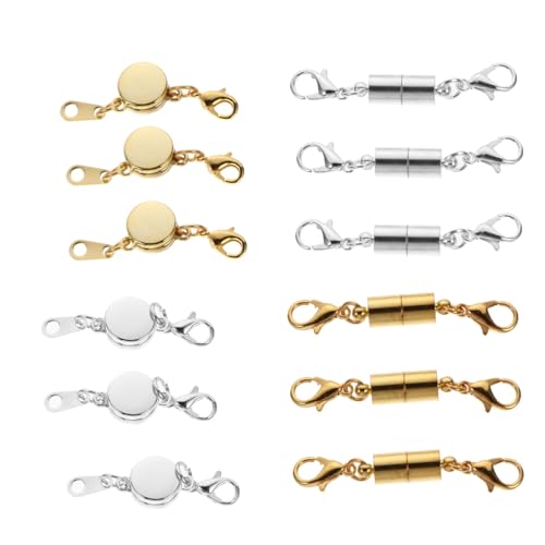 OSALADI 1 Satz Teiliges Magnetverschluss Für Armbänder Und Schmuckherstellung Diy Schmuckverschluss Mit Starker Haltekraft Und Elegantem Design 12 Stück von OSALADI