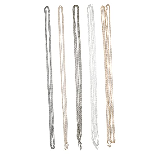 OSALADI 1 Satz Teiliges Metallperlen Kettenverlängerung Für Diy Armbänder Und Schlüsselanhänger Langlebig Und Vielseitig Einsetzbar Für Bastelprojekte 5 Stück OSALADI 1 Satz Teiliges Metallperlen Kettenverlängerung Für Diy Armbänder Und Schlüsselanhänger Langlebig Und Vielseitig Einsetzbar Für Bastelprojekte 5 Stück von OSALADI