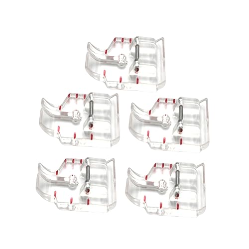 OSALADI 1 Satz Teiliges Multifunktionale Nähmaschinen Druckfüße Für Heimnähmaschinen Installieren Passend Für Viele Für Reparaturen Und Patchwork 5 Stück von OSALADI