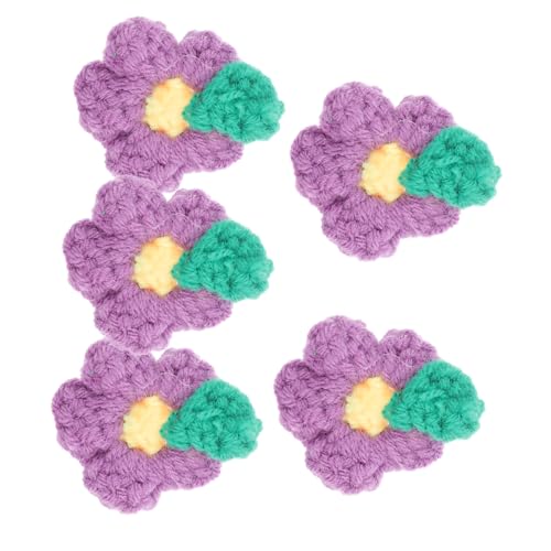 OSALADI 1 Satz Teiliges Set Häkelblumen Patches Dekorative Blumenapplikationen Für Kleidung Diy Handwerkszubehör Farben Zufällig Für Kreative Bastelprojekte 5 Stück OSALADI 1 Satz Teiliges Set Häkelblumen Patches Dekorative Blumenapplikationen Für Kleidung Diy Handwerkszubehör Farben Zufällig Für Kreative Bastelprojekte 5 Stück von OSALADI