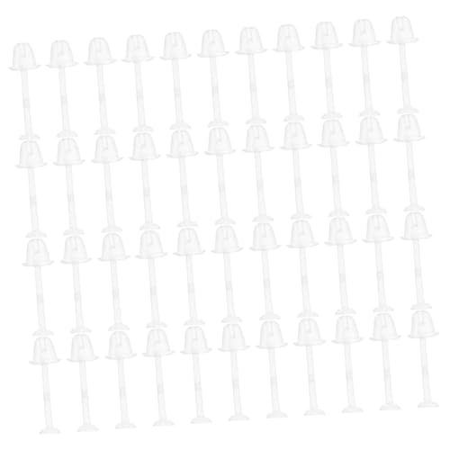 OSALADI 1 Satz Teiliges Transparente Ohrring Verschlüsse Und Ohrstecker Leichtem Flexibel Und Langlebig Für Sport Schule Und Diy Ohrschmuck Sicherer Halt Ohne Verrutschen 300 Stück von OSALADI