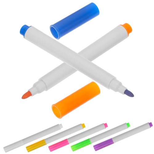 OSALADI 1 Satz Teiliges Wiederverwendbare Whiteboard Marker Mit Feiner Spitze Abwischbar Für Kreative Anwendungen Selbstverschließbarem Beutel Für Praktischen Einsatz 7 Stück von OSALADI