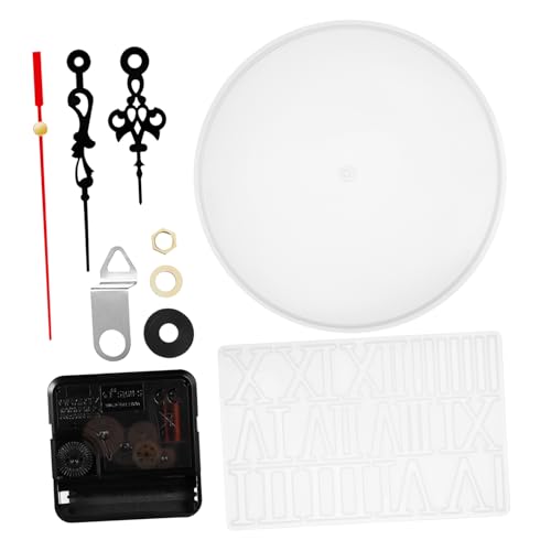 OSALADI 1 Satz Uhrenform Schlüssel Uhrmacher-Set-Form Ornament Handwerk Formenbau Uhrennummern Formen aus Epoxidharz Uhr-Formbausatz Formen für Handwerk Harzform für Wanduhren Kieselgel OSALADI 1 Satz Uhrenform Schlüssel Uhrmacher-Set-Form Ornament Handwerk Formenbau Uhrennummern Formen aus Epoxidharz Uhr-Formbausatz Formen für Handwerk Harzform für Wanduhren Kieselgel von OSALADI