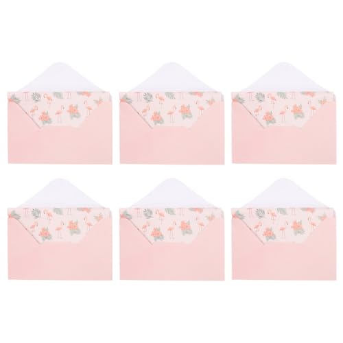 OSALADI 1 Satz Vintage Briefpapier Umschlag Set Blumen und Tier Design Teilig für Einladungen Glückwunschkarten und Besondere Anlässe aus Robustem Kraftpapier für Persönliche Botschaften von OSALADI