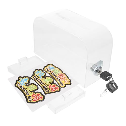 OSALADI 1 Satz Visitenkarten-Box verlosen Veranstalter Visitenkarteninhaber Anregung groß Aufbewahrungsbox für Karten Inhaber von Bürokarten Bequemer Kartenhalter Acryl Transparent OSALADI 1 Satz Visitenkarten-Box verlosen Veranstalter Visitenkarteninhaber Anregung groß Aufbewahrungsbox für Karten Inhaber von Bürokarten Bequemer Kartenhalter Acryl Transparent von OSALADI