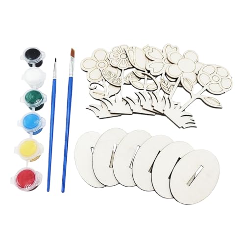OSALADI 1 Satz kleine Blumenornamente Dekoration Herstellung Frühling Blumendekor Party Stand bastelset holzspielzeug Malenspielzeug für Malutensilien Pigment Khaki OSALADI 1 Satz kleine Blumenornamente Dekoration Herstellung Frühling Blumendekor Party Stand bastelset holzspielzeug Malenspielzeug für Malutensilien Pigment Khaki von OSALADI
