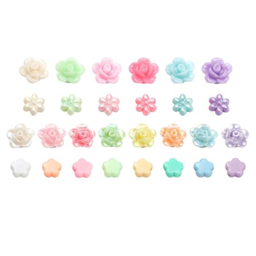 OSALADI 1 Schachtel Acryl Blumenförmige Perlen Bunte Diy Bastelperlen für Schmuckherstellung und Armbänder für Kreative Bastelprojekte und Kinderaktivitäten OSALADI 1 Schachtel Acryl Blumenförmige Perlen Bunte Diy Bastelperlen für Schmuckherstellung und Armbänder für Kreative Bastelprojekte und Kinderaktivitäten von OSALADI