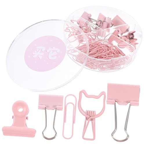 OSALADI 1 Schachtel Bunte Büroklammern Dekorative Binder Clips für Zuhause und Büro Sortieren von Notizen Dokumenten und Quittungen Langlebig und Praktisch Teilig OSALADI 1 Schachtel Bunte Büroklammern Dekorative Binder Clips für Zuhause und Büro Sortieren von Notizen Dokumenten und Quittungen Langlebig und Praktisch Teilig von OSALADI