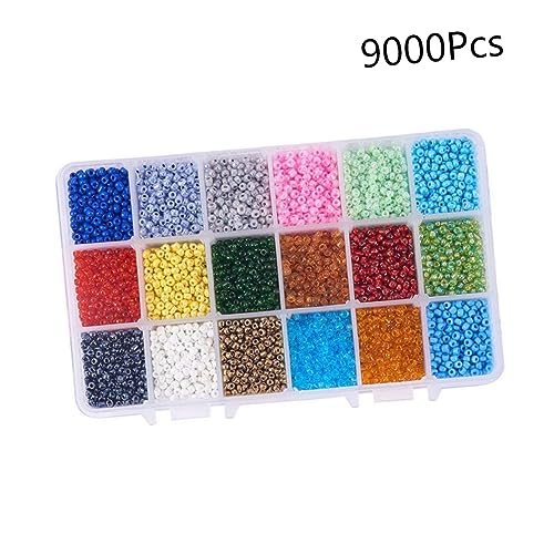OSALADI 1 Schachtel Bunte Glasperlen DIY für Armbänder Bastelprojekte Handgemachte Schmuckperlen für Gestalten pro Box von OSALADI