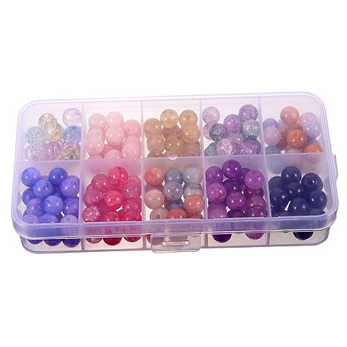 OSALADI 1 Schachtel Bunte Glasperlen Rund Glatt Lose Perlen für Schmuckherstellung Diy Armband Halskette Ohrringe Basteln Kreative Geschenkidee für und Familien OSALADI 1 Schachtel Bunte Glasperlen Rund Glatt Lose Perlen für Schmuckherstellung Diy Armband Halskette Ohrringe Basteln Kreative Geschenkidee für und Familien von OSALADI