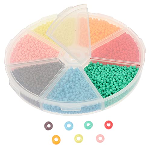 OSALADI 1 Schachtel Buntglasperlen Kleine Perlen Schmuckperlen Glasperlen Zum Handwerk Diy Schmuck Lose Perlen Anhänger Für Die Herstellung Von Halsketten Perlen Basteln OSALADI 1 Schachtel Buntglasperlen Kleine Perlen Schmuckperlen Glasperlen Zum Handwerk Diy Schmuck Lose Perlen Anhänger Für Die Herstellung Von Halsketten Perlen Basteln von OSALADI