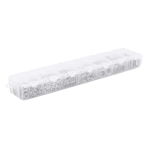 OSALADI 1 Schachtel DIY Schmuckzubehör Schlüsselring Set mit Offenen Biegeringen Vielfältige für Halsketten Armbänder Ohrringe Langlebiges Material für Schmuckherstellung und Reparatur OSALADI 1 Schachtel DIY Schmuckzubehör Schlüsselring Set mit Offenen Biegeringen Vielfältige für Halsketten Armbänder Ohrringe Langlebiges Material für Schmuckherstellung und Reparatur von OSALADI