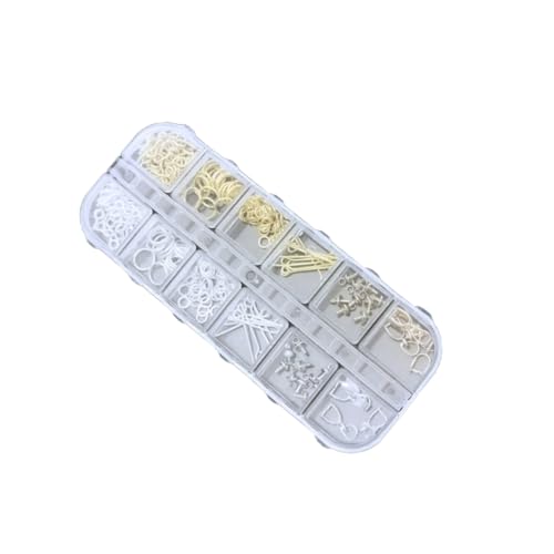 OSALADI 1 Schachtel Diy Schmuckherstellungsset Verschluss und Verbindungselemente für Bastelprojekte für Armbänder und Accessoires Langlebige Materialien und Vielseitige Anwendungen OSALADI 1 Schachtel Diy Schmuckherstellungsset Verschluss und Verbindungselemente für Bastelprojekte für Armbänder und Accessoires Langlebige Materialien und Vielseitige Anwendungen von OSALADI