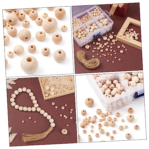 OSALADI 1 Schachtel Fächer Holzperlen Rund Natürliche DIY Schmuckherstellung Perlen für Armbänder Makramee Dekorationen Holzperlenbox für Basteln und Wohnaccessoires OSALADI 1 Schachtel Fächer Holzperlen Rund Natürliche DIY Schmuckherstellung Perlen für Armbänder Makramee Dekorationen Holzperlenbox für Basteln und Wohnaccessoires von OSALADI