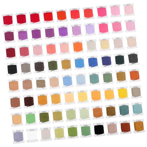 OSALADI 1 Schachtel Farben Stickgarn pro Farbe Langlebiger Mehrfarben stickfaden für Hand Maschinen nähen Geeignet für Baumwolle Leinen Polyester DIY Bastelbedarf und Geschenkidee OSALADI 1 Schachtel Farben Stickgarn pro Farbe Langlebiger Mehrfarben stickfaden für Hand Maschinen nähen Geeignet für Baumwolle Leinen Polyester DIY Bastelbedarf und Geschenkidee von OSALADI