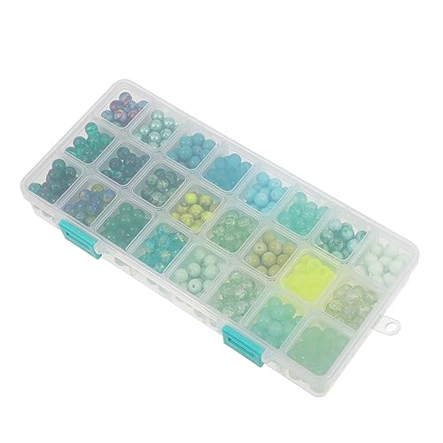 OSALADI 1 Schachtel Glasperlen Farben Gradiente Runde Schmuckperlen für Diy Armbänder und Mehr pro Box für Kreative Bastelideen und Schmuckherstellung OSALADI 1 Schachtel Glasperlen Farben Gradiente Runde Schmuckperlen für Diy Armbänder und Mehr pro Box für Kreative Bastelideen und Schmuckherstellung von OSALADI