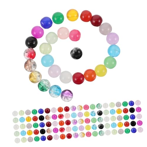 OSALADI 1 Schachtel Glasperlen Kristallperlen Czech Glass Beads Runde Schmuckperlen für DIY Armbänder Halsketten Bastelmaterialien OSALADI 1 Schachtel Glasperlen Kristallperlen Czech Glass Beads Runde Schmuckperlen für DIY Armbänder Halsketten Bastelmaterialien von OSALADI