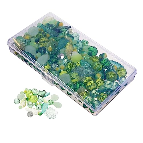 OSALADI 1 Schachtel Kreative Diy Schmuckperlen Kleine Runde Glasperlen Bunten Farben für Armbänder Ohrringe und Hochwertige Bastelmaterialien für Schmuckliebhaber von OSALADI