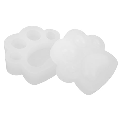 OSALADI 1 Set Katzenpfotenform Lederform Lederhandwerksform Lederhandwerksform DIY Form Lederhandwerksmaterial DIY Lederform Leder DIY Form Harz Weiß von OSALADI