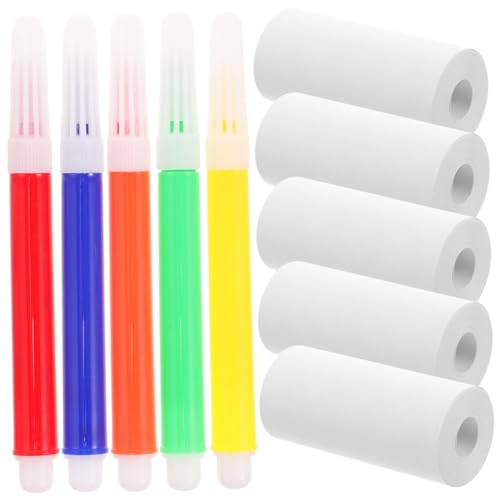OSALADI 1 Set Thermopapier Minidrucker Aufkleberpapier Thermoaufkleber Mini Aufkleberdruckerpapier Selbstthermische Etiketten Thermodrucker Kleine Thermoaufkleber Namensschild von OSALADI