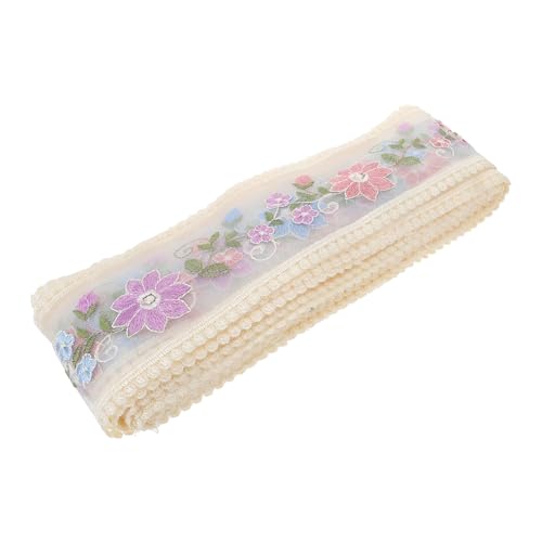 OSALADI 1 Stück Diy Blumenstickerei Spitzenband für Kleidung Yards Netzstoff Hochwertige Kreative Nähzubehör für Dekoration und Handwerk Stil OSALADI 1 Stück Diy Blumenstickerei Spitzenband für Kleidung Yards Netzstoff Hochwertige Kreative Nähzubehör für Dekoration und Handwerk Stil von OSALADI
