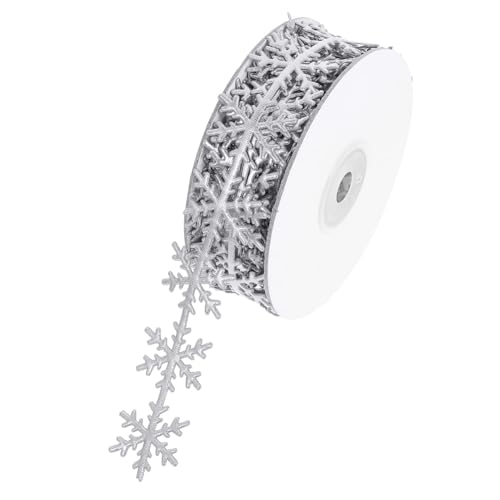 OSALADI 1 Stück Elegantes Schneeflockenband für Weihnachtsdekoration DIY Schmuckzubehör Geschenkverpackung Hochzeiten und Partys OSALADI 1 Stück Elegantes Schneeflockenband für Weihnachtsdekoration DIY Schmuckzubehör Geschenkverpackung Hochzeiten und Partys von OSALADI