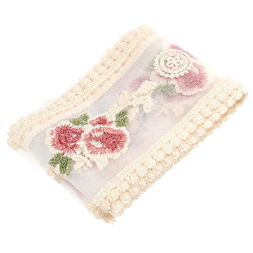 OSALADI 1 Stück Handgemachtes Spitzenband Gestickten Rosen für DIY Haarschmuck Dekorative Spitze für Hochzeiten Bastelprojekte und Verpackungen OSALADI 1 Stück Handgemachtes Spitzenband Gestickten Rosen für DIY Haarschmuck Dekorative Spitze für Hochzeiten Bastelprojekte und Verpackungen von OSALADI