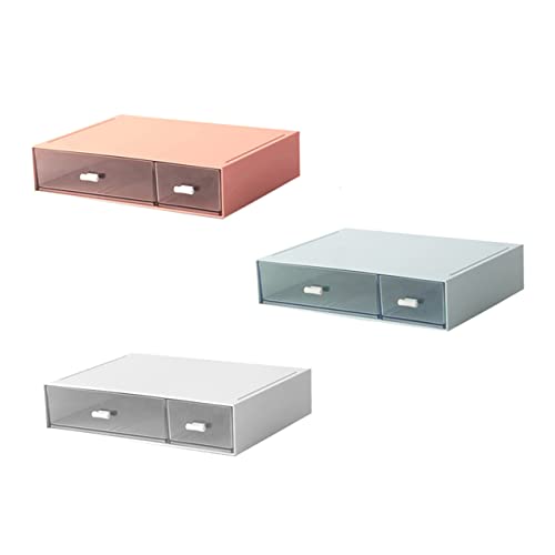 OSALADI 1 Stück Multifunktionale Aufbewahrungsbox mit Zwei Kunststoff Organizer für Schreibtisch Schmuck und Mehr für Zuhause und OSALADI 1 Stück Multifunktionale Aufbewahrungsbox mit Zwei Kunststoff Organizer für Schreibtisch Schmuck und Mehr für Zuhause und von OSALADI