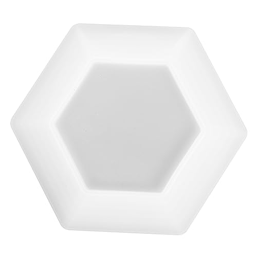 OSALADI 1 Stück Sechs-Seiten-Stufenform Schalenform Hexagon Gießen Formschale aus Harz Gussform Untersetzer DIY Sechseck Gießform für Ablageschalen Kieselgel Weiß OSALADI 1 Stück Sechs-Seiten-Stufenform Schalenform Hexagon Gießen Formschale aus Harz Gussform Untersetzer DIY Sechseck Gießform für Ablageschalen Kieselgel Weiß von OSALADI
