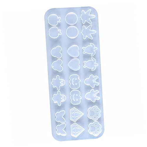 OSALADI 1 Stück Silikon Ohrring Form für DIY Schmuckherstellung Epoxidharz Gießform Mini Ohrstecker Silikonform mit Individueller Gestaltungsmöglichkeit für Kreative Bastelprojekte OSALADI 1 Stück Silikon Ohrring Form für DIY Schmuckherstellung Epoxidharz Gießform Mini Ohrstecker Silikonform mit Individueller Gestaltungsmöglichkeit für Kreative Bastelprojekte von OSALADI