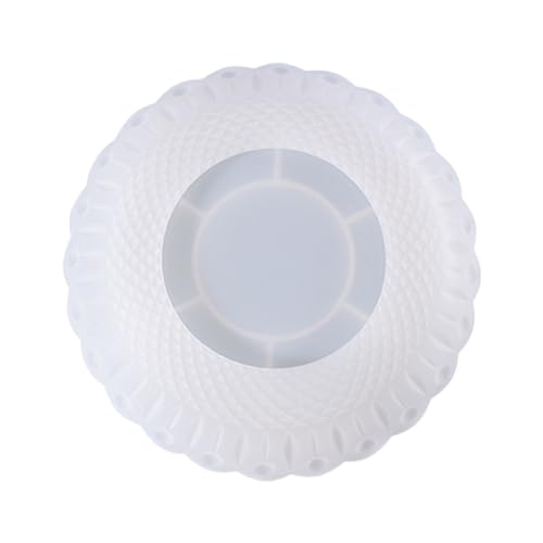 OSALADI 1 Stück Silikonform für Snack Teller DIY Epoxidharz Gießform für Obstschalen Große Spitzenplatten mit Blumenrand für Hochzeiten und Feiern Leicht zu Reinigen und Vielseitig OSALADI 1 Stück Silikonform für Snack Teller DIY Epoxidharz Gießform für Obstschalen Große Spitzenplatten mit Blumenrand für Hochzeiten und Feiern Leicht zu Reinigen und Vielseitig von OSALADI
