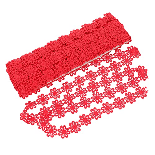 OSALADI 1 Stück Spitzenband für Diy Projekte Große Rote Dekorationsspitze für Kleidung Hochzeiten Geburtstage Partys und Mehr OSALADI 1 Stück Spitzenband für Diy Projekte Große Rote Dekorationsspitze für Kleidung Hochzeiten Geburtstage Partys und Mehr von OSALADI