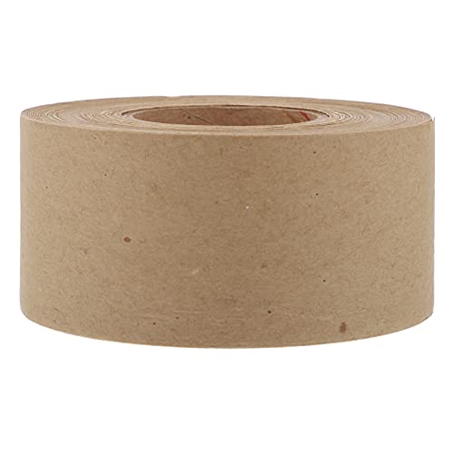 OSALADI 1 Stück Wasseraktiviertes Kraftpapier Klebeband Recycelbar Beschreibbar und Zerreißbar Verpackungsmaterial für DIY Pakete und Versand von OSALADI