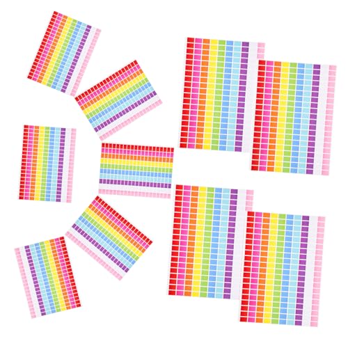 OSALADI 10 Blatt Bögen Farbige Rechteckige Aufkleber Selbstklebend DIY Klassifizierungs Etiketten für Büro Schule Haushalt Beschriftbare Abziehbare Klebelabels OSALADI 10 Blatt Bögen Farbige Rechteckige Aufkleber Selbstklebend DIY Klassifizierungs Etiketten für Büro Schule Haushalt Beschriftbare Abziehbare Klebelabels von OSALADI