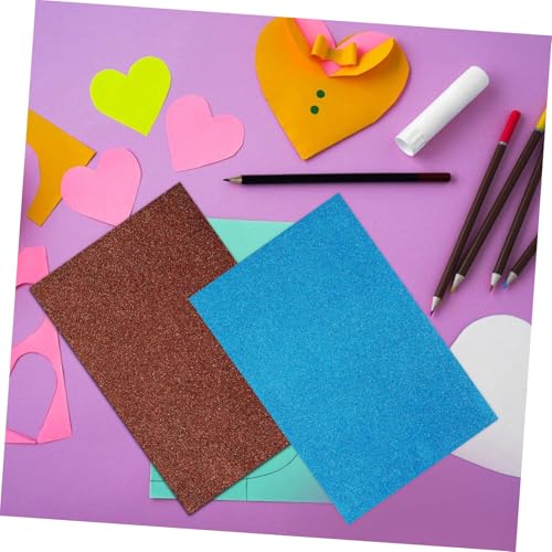 OSALADI 10 Blatt DIY Bastelpapier Bunte Origami Pappe Karton Farbig Zweifarbig Glitter Papier zum Falten Zeichnen Basteln für Erwachsene Geschenkideen OSALADI 10 Blatt DIY Bastelpapier Bunte Origami Pappe Karton Farbig Zweifarbig Glitter Papier zum Falten Zeichnen Basteln für Erwachsene Geschenkideen von OSALADI