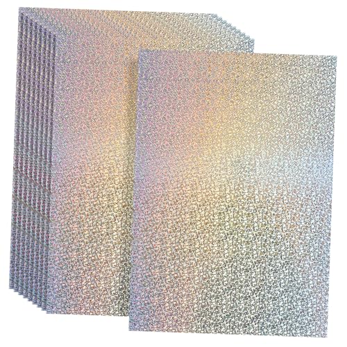 OSALADI 10 Blatt - Glitzerpapier Zum Basteln Papier Für Handwerk Sammelalbumpapier Dekorativ Metallisch Karten Scrapbooking Bunte Papiere Schwergewicht Papierstau von OSALADI
