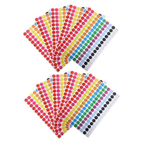 OSALADI 10 Blatt Klebepunkte Selbstklebend Rückstandsfrei Abziehbar Vielseitig für Schule Büro und Zuhause zum Sortieren Beschriften und Organisieren OSALADI 10 Blatt Klebepunkte Selbstklebend Rückstandsfrei Abziehbar Vielseitig für Schule Büro und Zuhause zum Sortieren Beschriften und Organisieren von OSALADI