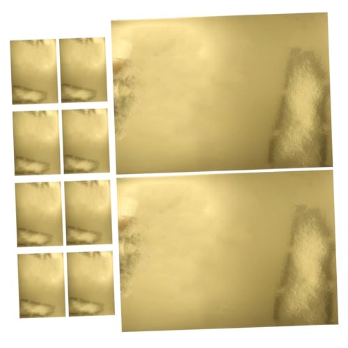 OSALADI 10 Blatt Metallspiegelpapier Für Dekorationen Farbkarten Partys Metallic Herstellung Lager Und Holografisches A4 Basteln Geburtstag Glitzer Schimmer Reflektierende von OSALADI
