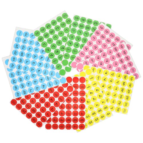 OSALADI 10 Blatt Preisaufkleber selbstklebende Etiketten Einzelhandelsetiketten Tags für die Anzeige groß Verkaufspreisschild Preisetikettenpapier selbstklebendes Papier OSALADI 10 Blatt Preisaufkleber selbstklebende Etiketten Einzelhandelsetiketten Tags für die Anzeige groß Verkaufspreisschild Preisetikettenpapier selbstklebendes Papier von OSALADI