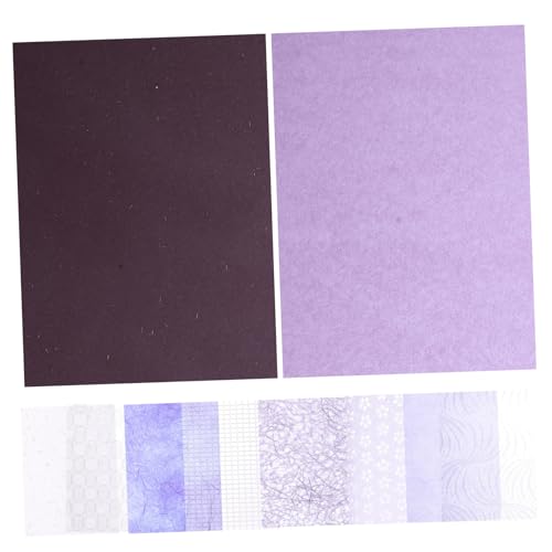 OSALADI 10 Blatt Scrapbook Papier Texturiertes Diy Papier für Kreative Handarbeiten für Tagebuch Fotoalbum Dekoration und Scrapbooking von OSALADI