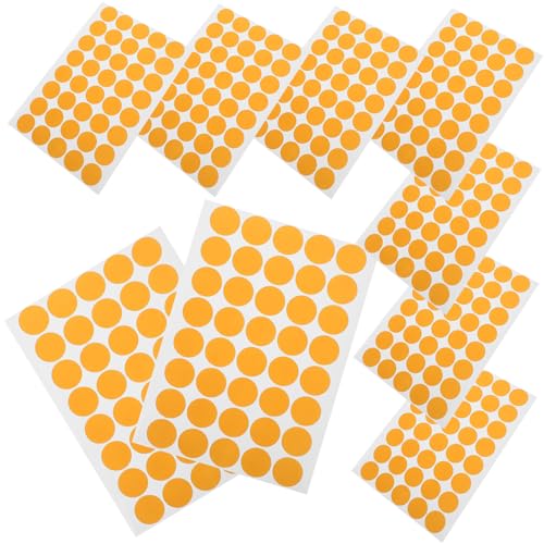 OSALADI 10 Blatt Selbstklebende Farbige Punktaufkleber Runde für DIY Farbcode Klassifizierung für Organisation und Beschriftung OSALADI 10 Blatt Selbstklebende Farbige Punktaufkleber Runde für DIY Farbcode Klassifizierung für Organisation und Beschriftung von OSALADI