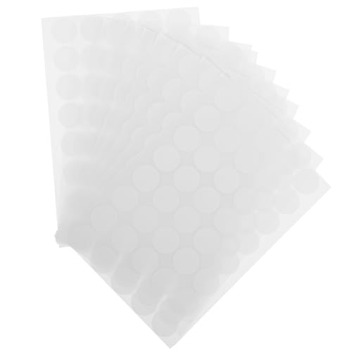 OSALADI 10 Blatt Selbstklebende Runde Etiketten Aufkleber Bunte Klebepunkte für Dokumente Organisation und Beschriftung für Zuhause und Büro von OSALADI