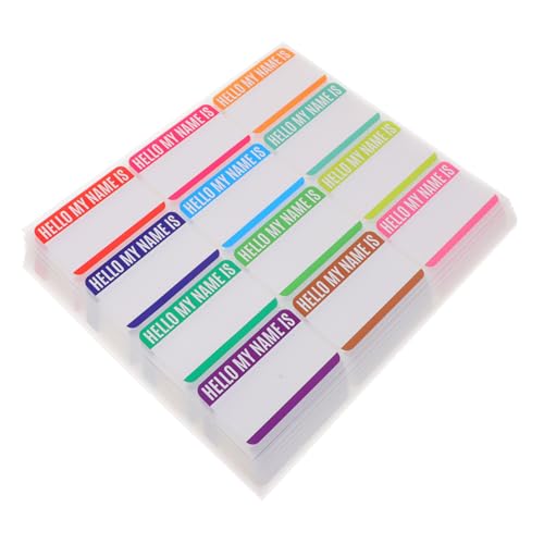 OSALADI 10 Blatt Wasserdichte Namensaufkleber für Kleidung und Flaschen Selbstklebend Abwischbar Personalisierte Etiketten für Schule Kindergarten und Alltagsgegenstände OSALADI 10 Blatt Wasserdichte Namensaufkleber für Kleidung und Flaschen Selbstklebend Abwischbar Personalisierte Etiketten für Schule Kindergarten und Alltagsgegenstände von OSALADI