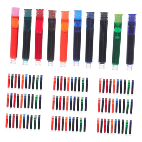 OSALADI 10 Boxen Austauschbare Tintenkapseln Füllfederhalter Nachfüllbar Tinte Für Bürofüllfederhalter Tintenpatronen Für Kalligrafie Tinte Nachfüllen Stifte, Tintenpatronen Plastik OSALADI 10 Boxen Austauschbare Tintenkapseln Füllfederhalter Nachfüllbar Tinte Für Bürofüllfederhalter Tintenpatronen Für Kalligrafie Tinte Nachfüllen Stifte, Tintenpatronen Plastik von OSALADI