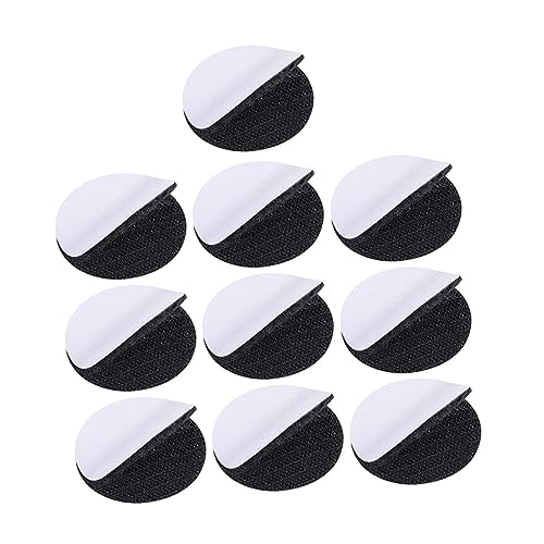 OSALADI 10 Packungen Selbstklebender Klettband Montageband runde Aufkleber Punkte mit selbstklebendem Klebeband Klettverschlusspunkte Black OSALADI 10 Packungen Selbstklebender Klettband Montageband runde Aufkleber Punkte mit selbstklebendem Klebeband Klettverschlusspunkte Black von OSALADI