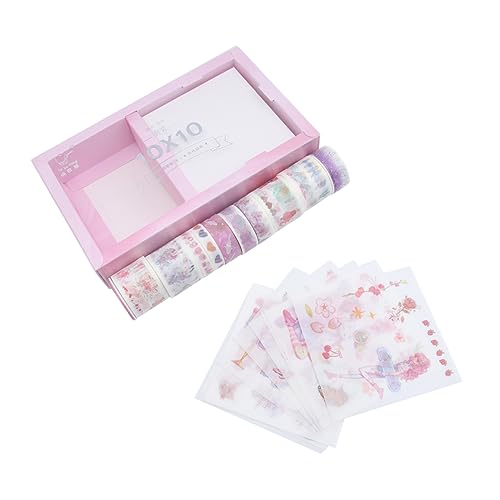 OSALADI 10 Rollen Dekorative Washi Klebebänder Set Notizbuch Aufkleber für Planer und Tagebuch Teile für Studenten und Erwachsene Langlebig und Vielseitig OSALADI 10 Rollen Dekorative Washi Klebebänder Set Notizbuch Aufkleber für Planer und Tagebuch Teile für Studenten und Erwachsene Langlebig und Vielseitig von OSALADI