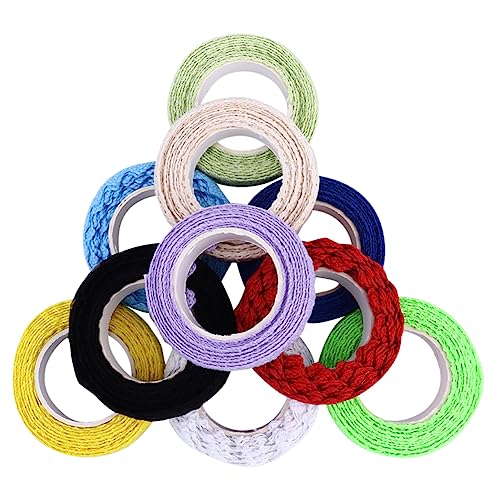 OSALADI 10 Rollen Selbstklebendes Spitzenband Dekoratives Klebeband für Diy Projekte Scrapbooking und Kartenverschönerung Elegantes Design für Kreative Bastelarbeiten OSALADI 10 Rollen Selbstklebendes Spitzenband Dekoratives Klebeband für Diy Projekte Scrapbooking und Kartenverschönerung Elegantes Design für Kreative Bastelarbeiten von OSALADI