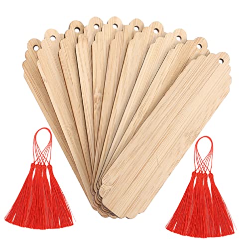 OSALADI 10 Sätze DIY gravierte Lesezeichen Buchmarke schmucklos leeres Etikett rechteckig Handwerk hängend Leselesezeichen aus Holz Blanko-Lesezeichen zum Basteln Quaste OSALADI 10 Sätze DIY gravierte Lesezeichen Buchmarke schmucklos leeres Etikett rechteckig Handwerk hängend Leselesezeichen aus Holz Blanko-Lesezeichen zum Basteln Quaste von OSALADI